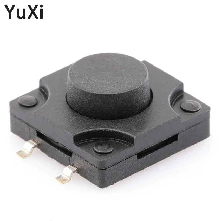 Тактовый переключатель, 12 х12х5 мм, 12 В, медный, 4-контактный, водонепроницаемый, для ТВ, игрушек, домашнего использования, 10 шт.