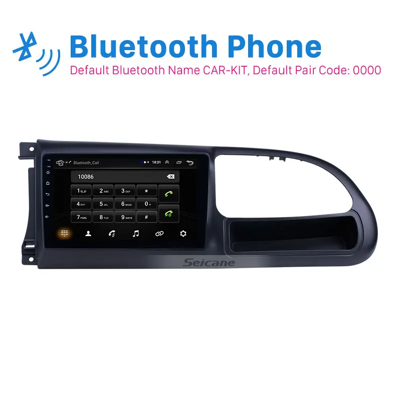 Seicane Автомобильный gps Android 9 1 Navi &quotHD сенсорный радио для Ford Teshun 2017 2018 2019 с