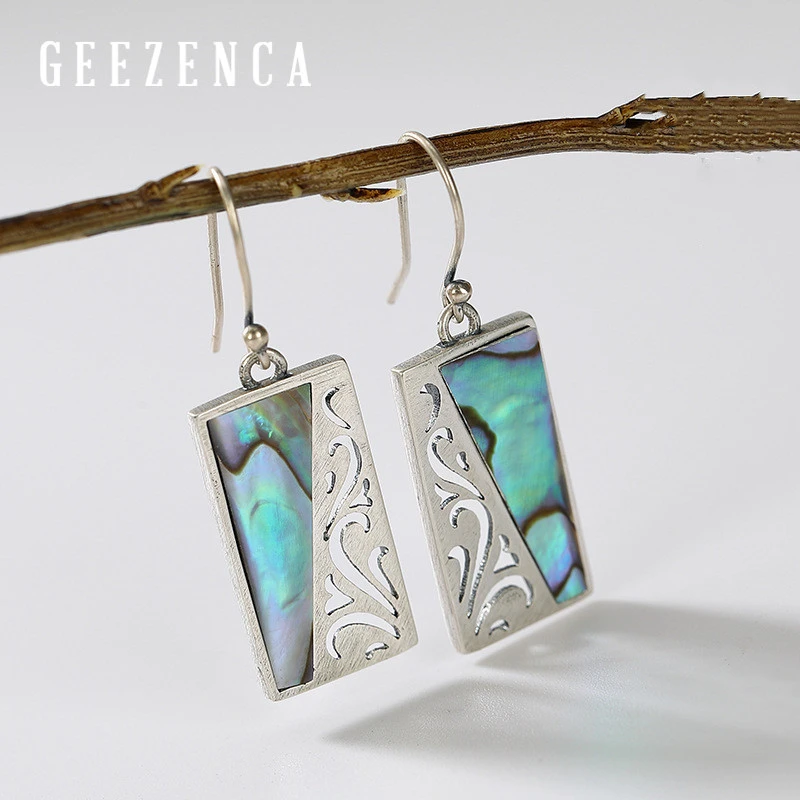 Модные корейские серьги капельки из стерлингового серебра 925 пробы с