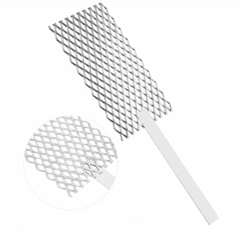 

50x100mm Platinized Titanium Mesh Anode Rhodium Mesh With Handle Jewelry Tool Jeweler Tool Jewelry Plating Plater Tool