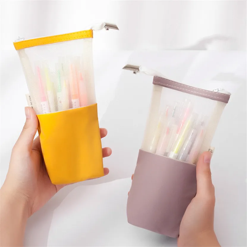 

Пеналы Trousse Scolaire японский органайзер для канцелярских принадлежностей большая сумка Симпатичный мягкий держатель для ручек