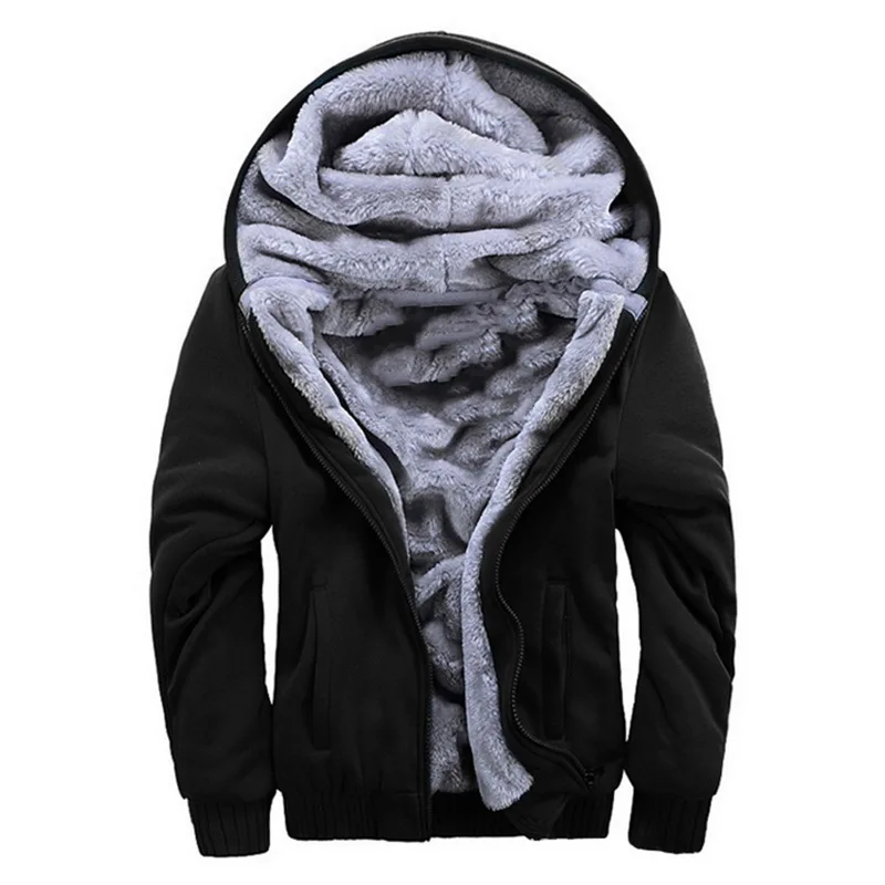 Ropa De Invierno Para Hombre Hooded Cotton Liner Cotton Sport Casual Men Clothing 2021 Red Black Blue Gray Warm Winter New