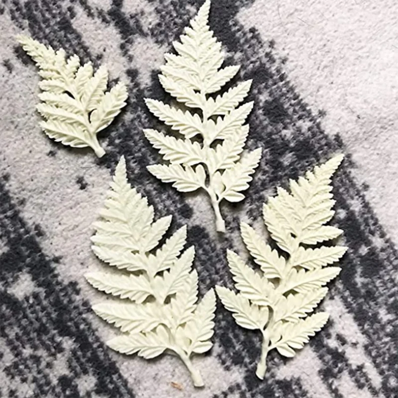 Silicone Mold of Fern Leaf, 53.5 Cm, Modeling Tool for Accessories