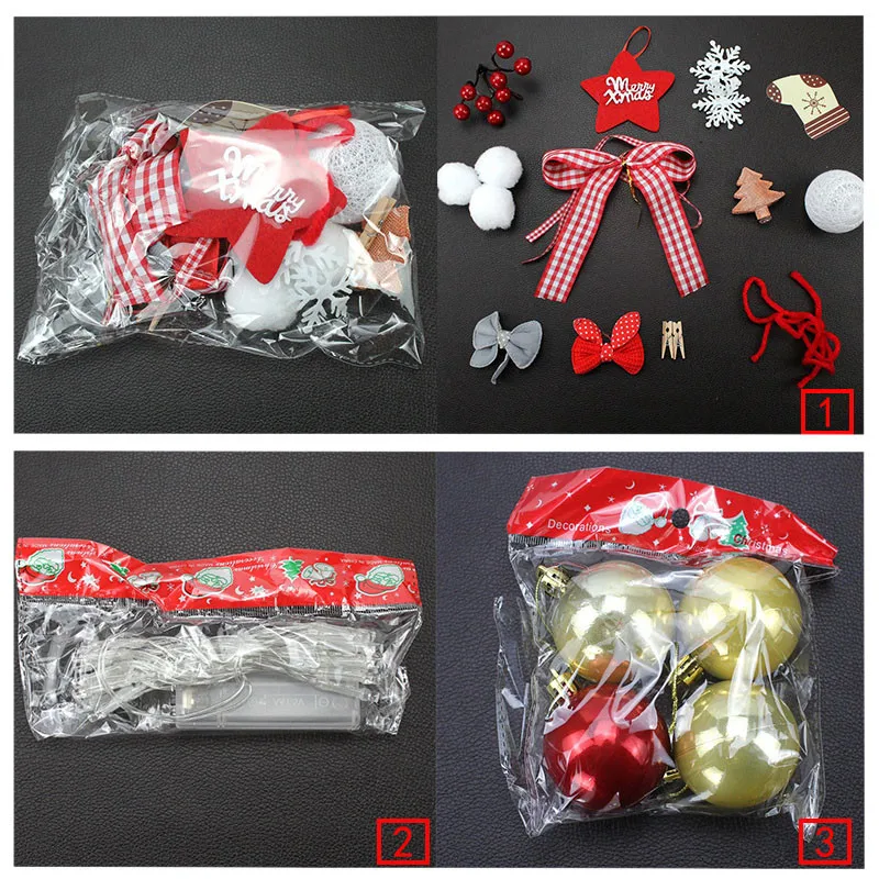 DIY искусственная Флокированная Рождественская елка украшение для рабочего стола