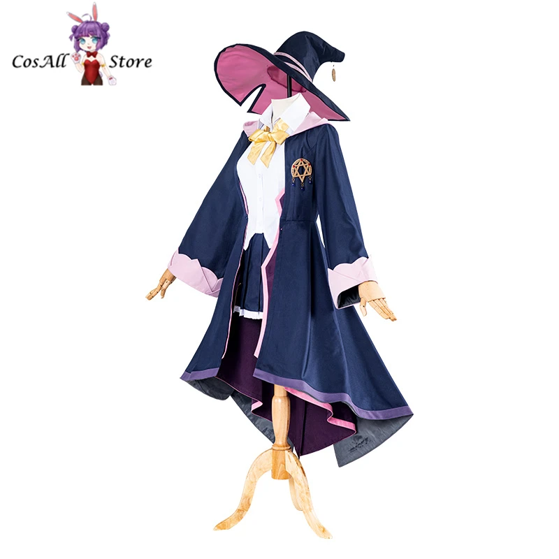 

Anime Cosplays Wandering Witch: The Journey of Elaina Elaina Cosplay Costume Grey Magic Witch Halloween Costume dress female Ful