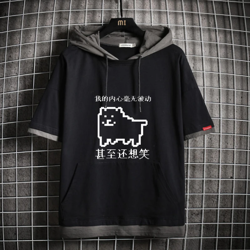 

Undertale HOT Anime Sans Fashion Cartoon Print White Short Sleeve Tops Unisex Men Female Casual Loose T-shirt Pullover Summer