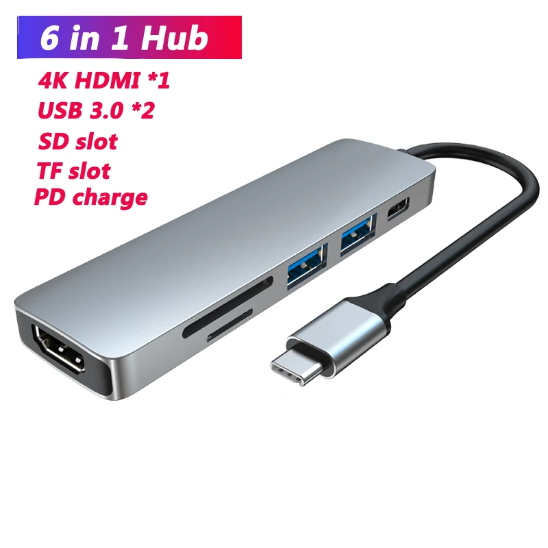 11 в 1 USB C концентратор адаптер Тип 4K HDMI VGA RJ45 Lan Ethernet SD/TF 3 5 мм AUX порт док-станция