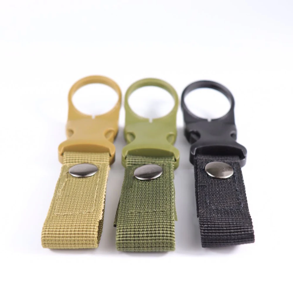 

5x Water Bottle Hook Holder Belt Clip Carabiner Fit For Outdoor Camping Hiking