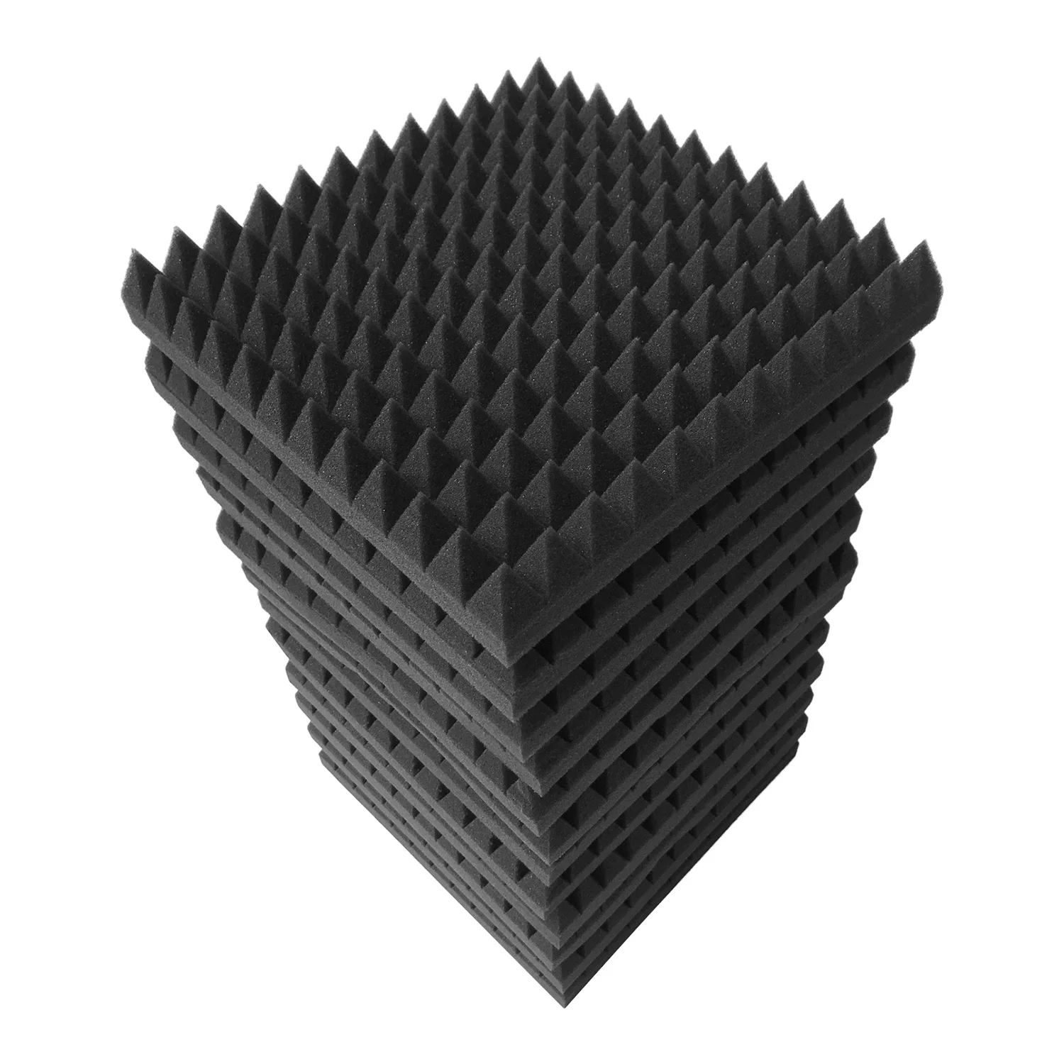 

12pcs 12*12 inch High Density Studio Acoustic Foams Panels Sound Insulation Foam Fire Retardant for Studio KTV Broadcast NEW