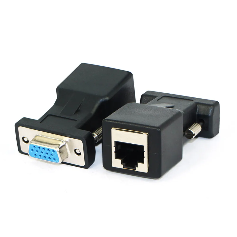 1 пара удлинитель VGA папа мама к LAN RJ45 CAT5 CAT6 20 м сетевой кабель адаптер 5 25 |