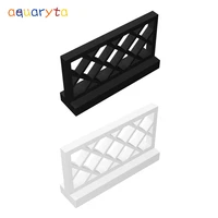 aquaryta 20pcs 3185 fence 1x4x2 for building blocks parts assembles particles city street view toys educational gift for kids