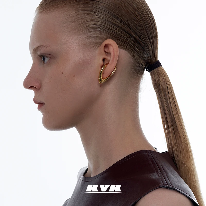 

Серьги KVK 2021 Новые Модные клипсы для ушей без заушников женские усовершенствованные клипсы для ушей ретро серьги женские Простые Ювелирные ...