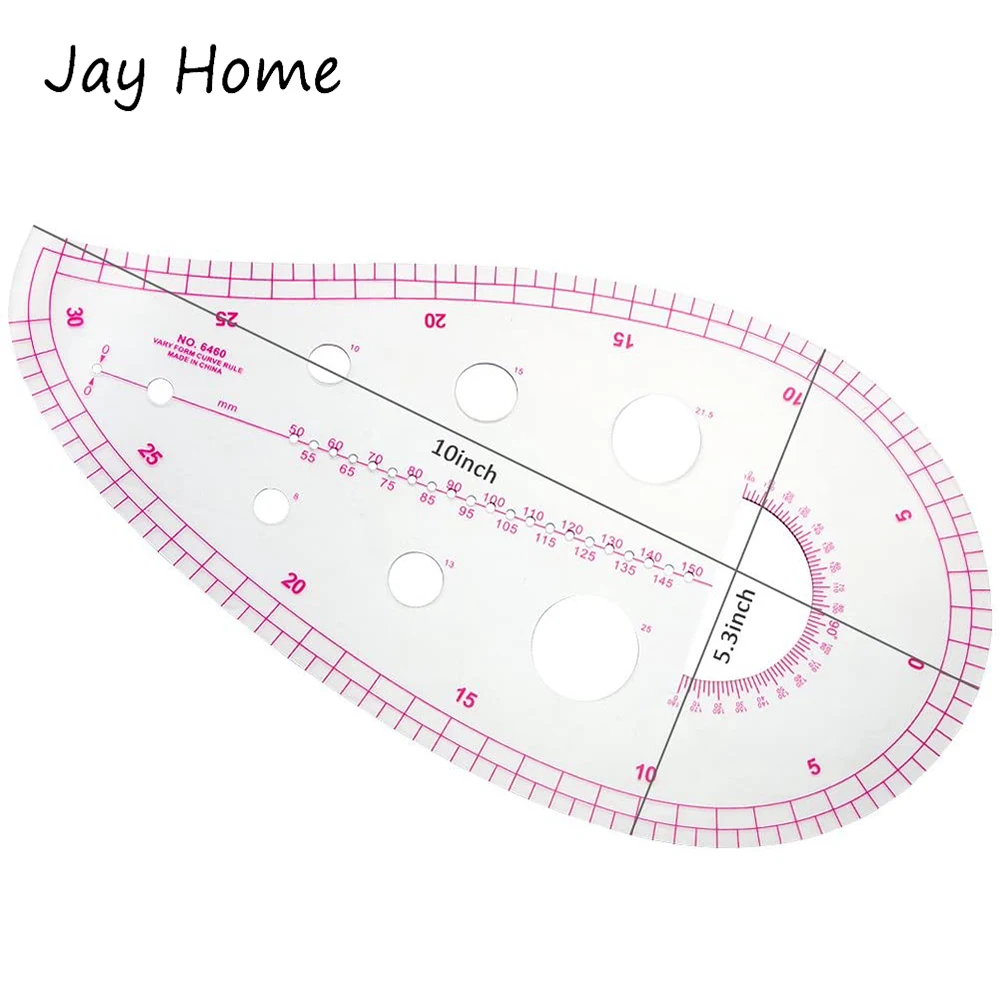 

1PC French Curve Ruler Set Sewing Drawing Dressmaking Template Ruler Sewing Ruler Clothing Designs Tool for Designers and Tailor