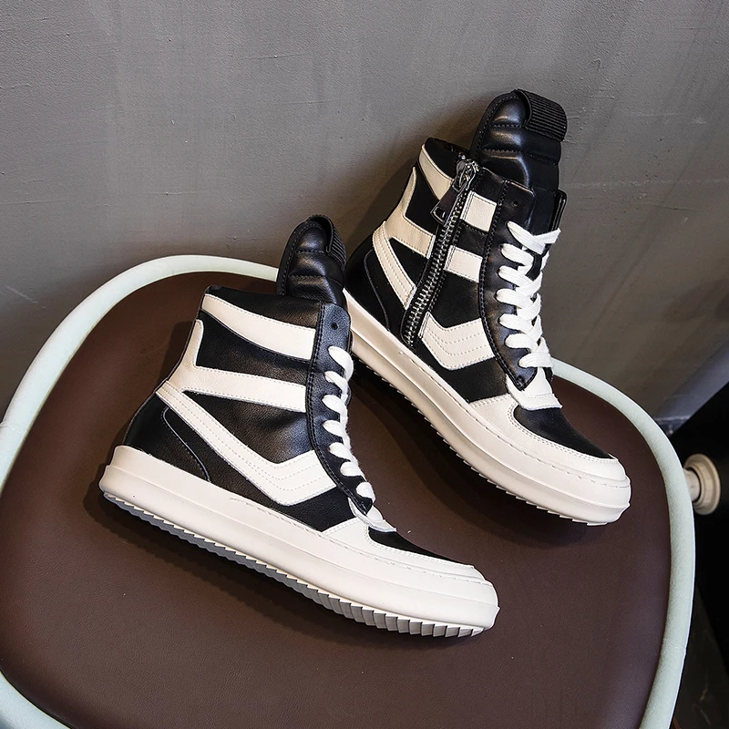 2021 модные трендовые кожаные женские ботинки повседневные на шнуровке женская