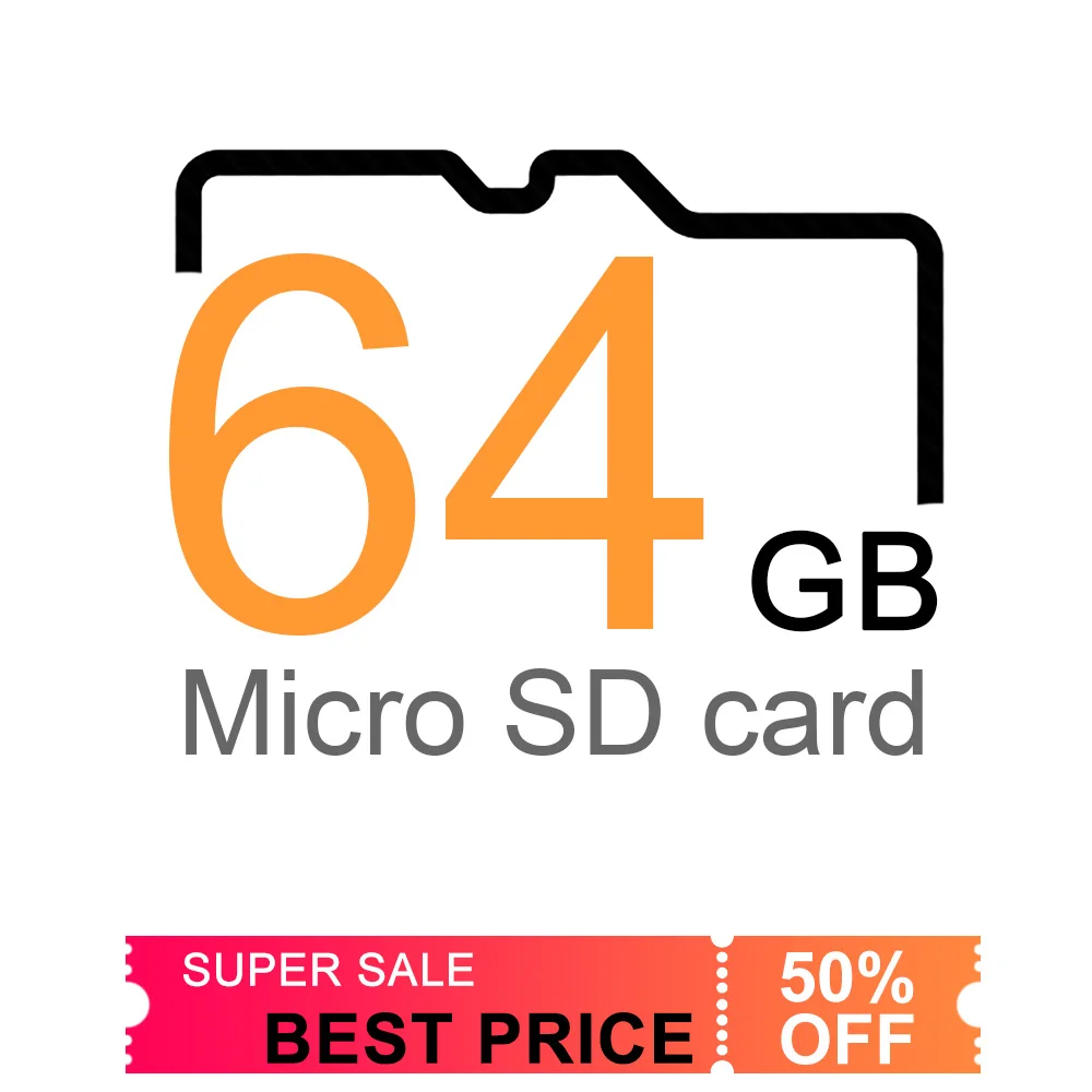 Карта Micro SD 128 Гб | 64 32 для видеозаписи TF флэш-карта памяти класс 10 C10 U1 U3 V30 V60 V90 50%