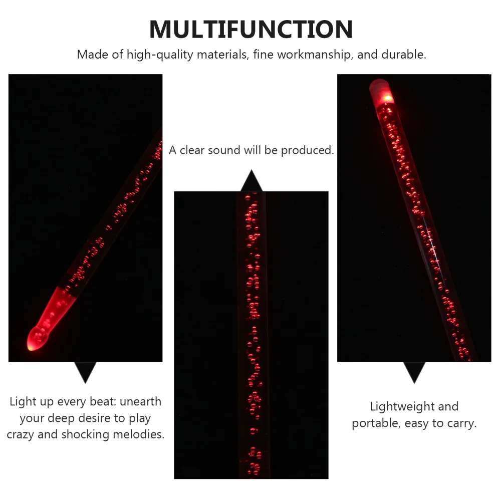

1 Set Noctilucent Glow Luminous Drumsticks Fluorescent Drumsticks Jazz Drumstick