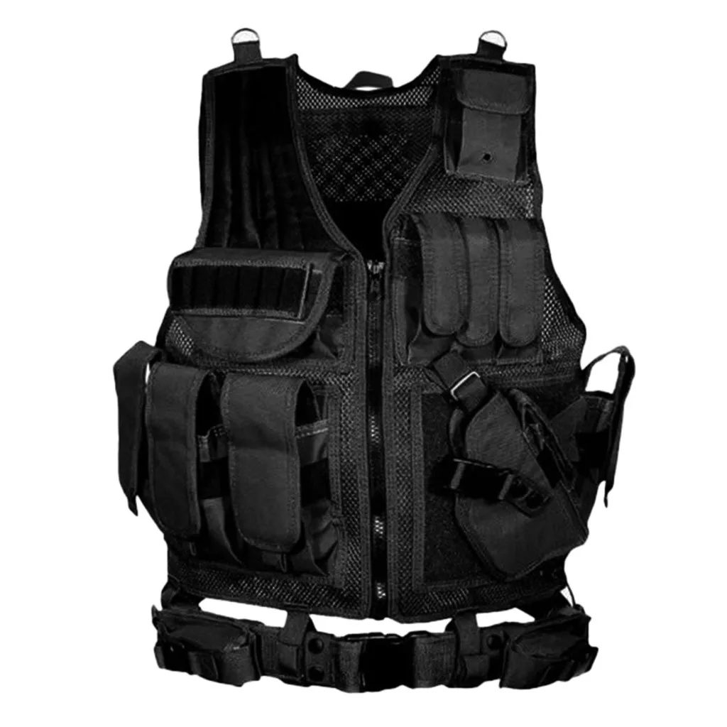 Мужская и женская уличная охотничья жилетка Защитный дышащий полевой жилет для