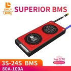 Daly BMS 4S 10S 16S 24S 3S To 24S 80A 100A для 3,2 V Lifepo4 3,7 V Защитная плата литий-ионной батареи 13S 14S 15S 17S с балансом