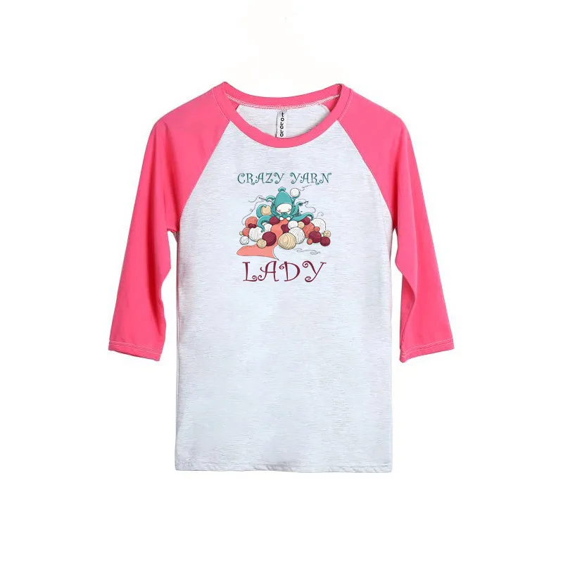 Дропшиппинг женская футболка хлопковая Футболка с круглым вырезом и рукавом