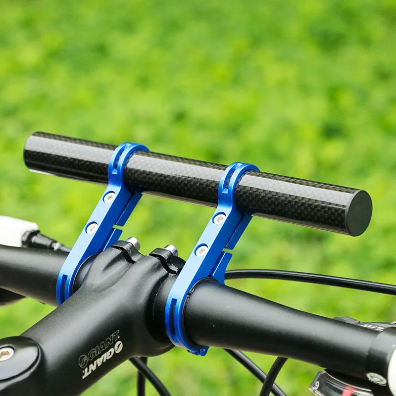 

10/20cm Bicycle Multi Function Handlebar Extension Frame Mountain Bike Front Lamp Bracket Mobile Phone Clip Cycling Accessories