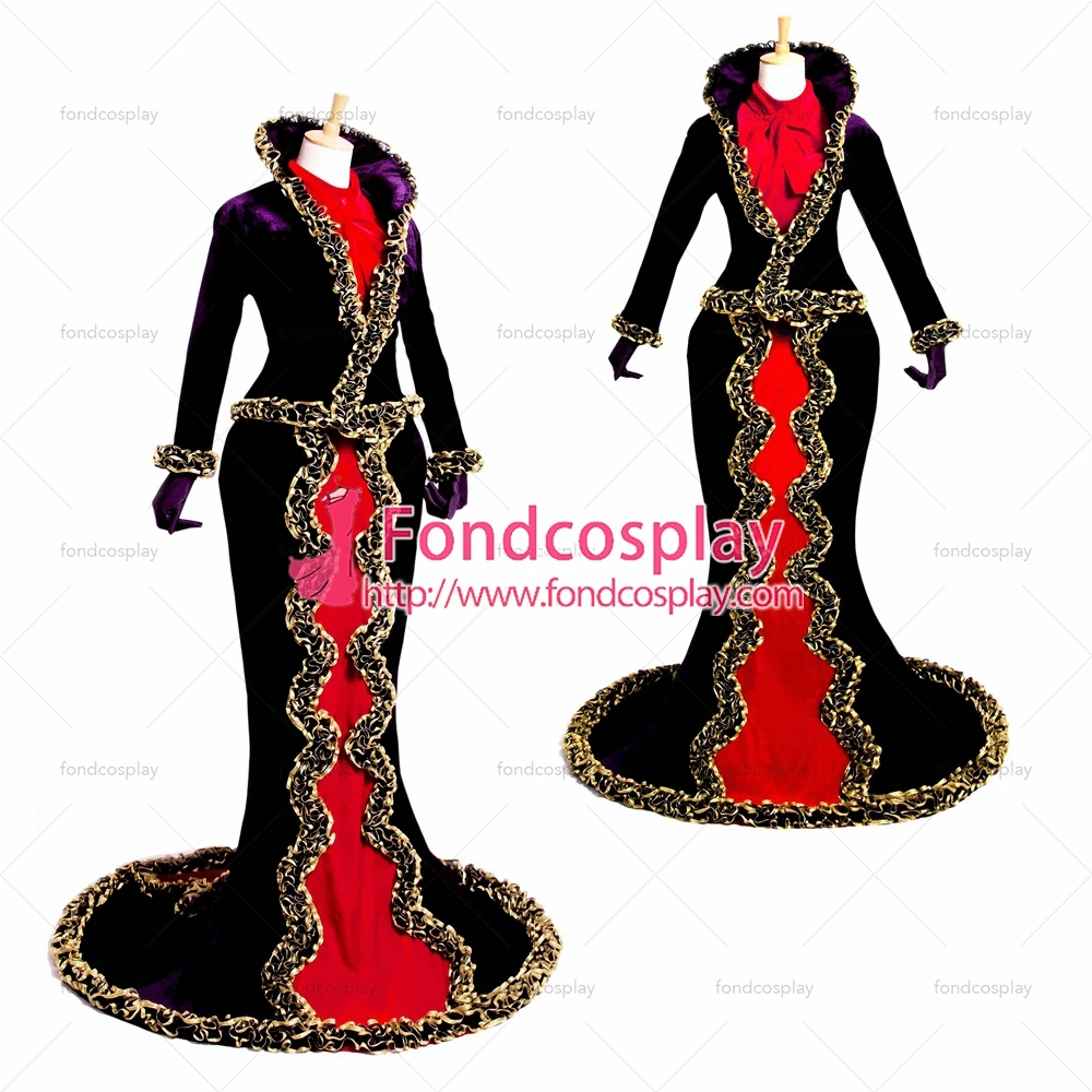 

fondcosplay Gothic Venice Carnival Dress Italy Traditional Velvet Jacket Medieval Gown skirt Cosplay Costume Custom-Made[G704]
