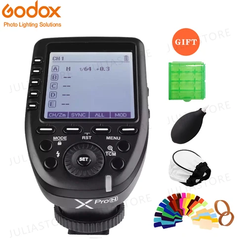 2x Godox TT600 XPRO-N 2,4G Беспроводной Камера Вспышка Speedlite+ X1T-N передатчик для Nikon D3200 D3300 D5300 D70 D800 D3X D3 D2X - Цвет: Xpro-N for Nikon
