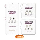 Матовая и глянцевая защитная пленка 6D с полным покрытием HD для Samsung Galaxy Z Flip 3, Защитная пленка для экрана из ТПУ с 3D мембраной спереди и сзади