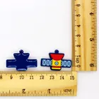 Футболка с принтом космонавта, космонавта, для мальчиков, с плоской спинкой, штаны, нашивки на одежду, 10 шт.