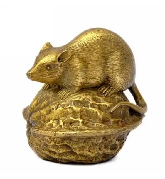 

Brass mouse rat decoration | Crafts, jewelry, walnut office furniture