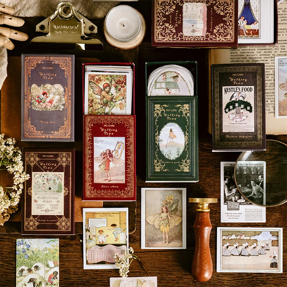 

60 шт./упаковка, декоративные стикеры в стиле ретро