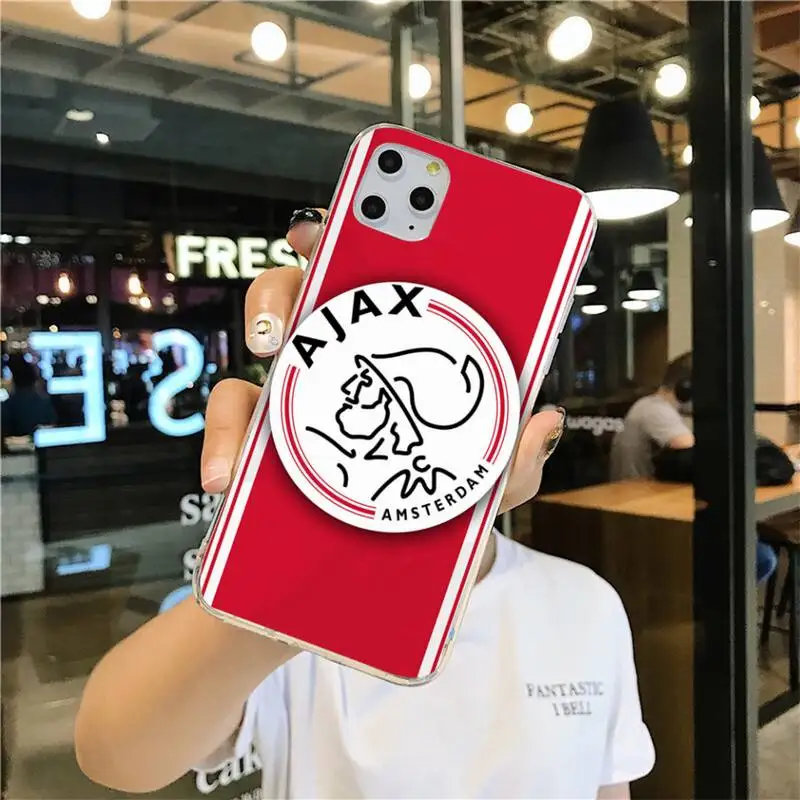 

PENGHUWAN Ajax Team Custom Photo Soft Phone Case for iPhone 11 pro XS MAX 8 7 6 6S Plus X 5S SE 2020 XR cover