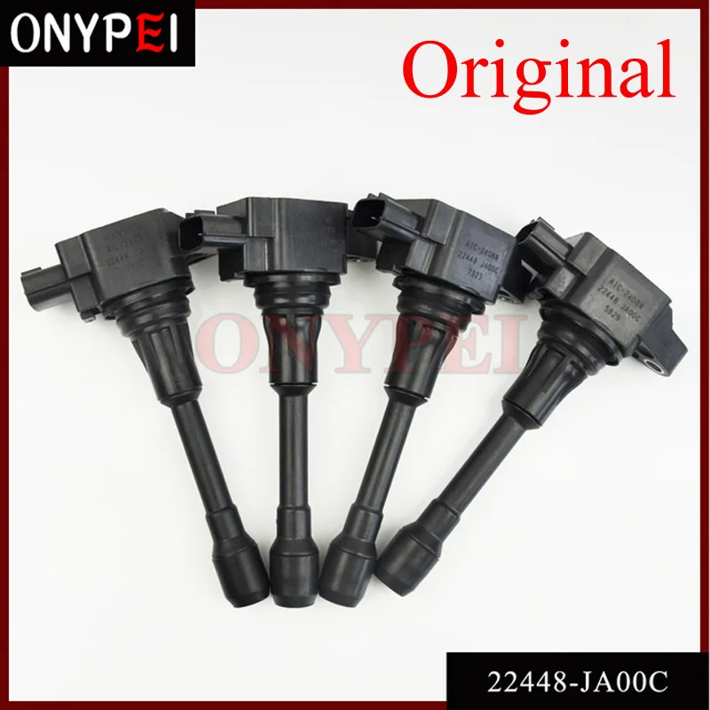 4 катушки зажигания 22448 JA00C ED000 для Nissan Altima Sentra Infiniti FX50 22448JA00C 22448ED000|coil|coil ignition |