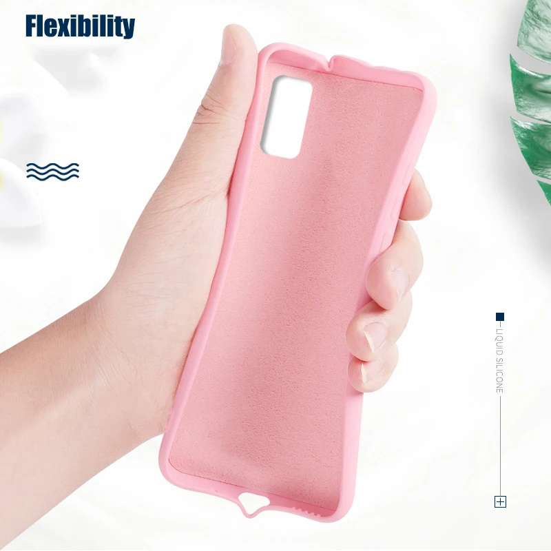 Мягкий чехол из жидкого силикона для телефона Huawei P40 Lite Pro резиновый