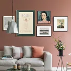 Живопись Стиль портрет Черный кот овечка французский йолин цветок современный холст художественные плакаты принты для комнаты домашний декор