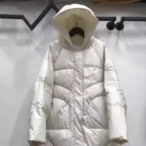 Bella philosophy, зимний женский пуховик, женский, Harajuku, уплотненный, теплый, парка, пуховик, для девушек, Повседневный, однотонный, с капюшоном, верхняя одежда - Цвет: white