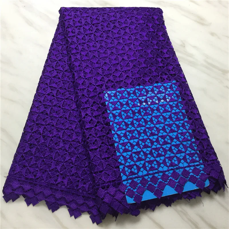 Hot sale purple Embroidered Nigerian Laces Fabric Bridal High Quality French Tulle Lace For Women Dress F16108 | Дом и сад