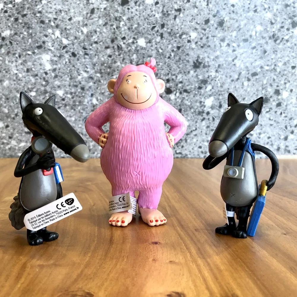 

soft pvc figure model toy cartoon picture book charactor 3pcs/set