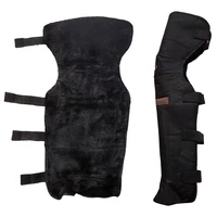2 pcs motorcycle winter warmer knee leg pad protector for atv quad scooter riding non slip hook motorcycle accessories