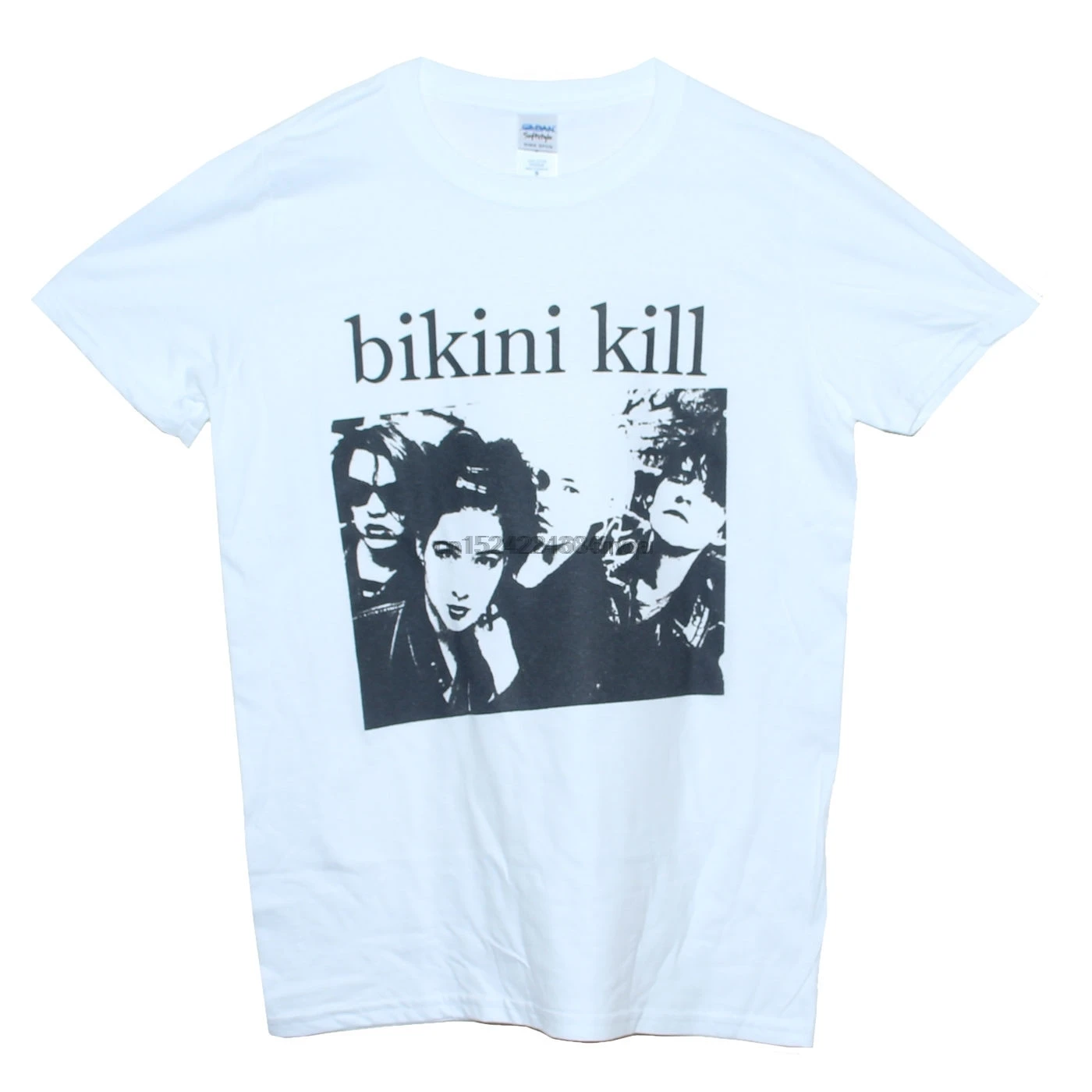 

BIKINI KILL T SHIRT Punk Riot Grrrl Feminist Band Printed Graphic Music Tee