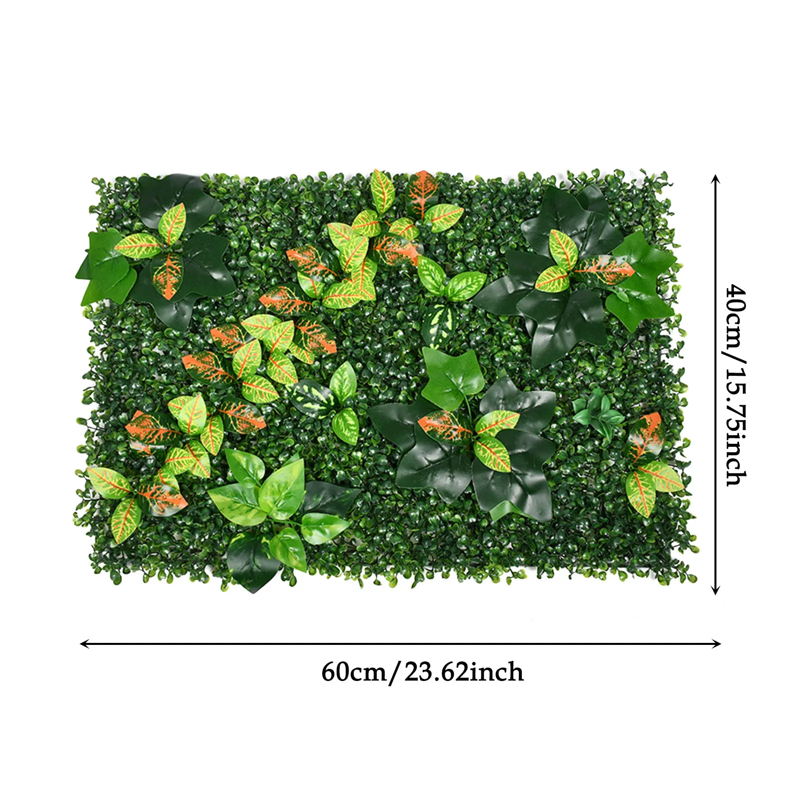 

40x60cm Artificial Plant Panels Privacy Hedge Screen For Walls Fences Realistic Artificial Plant Wall Outdoor Garden Decor