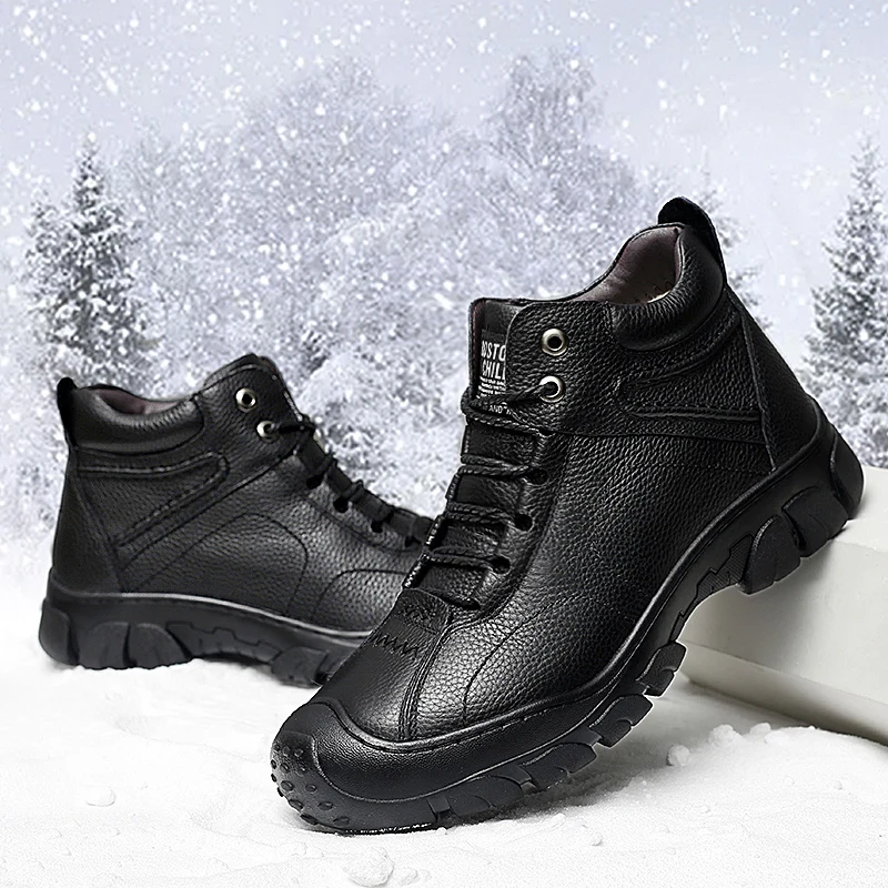 

Men's shoes winter boots men's ankle boots super warm fur snow boots winter sports shoes winter sports shoes