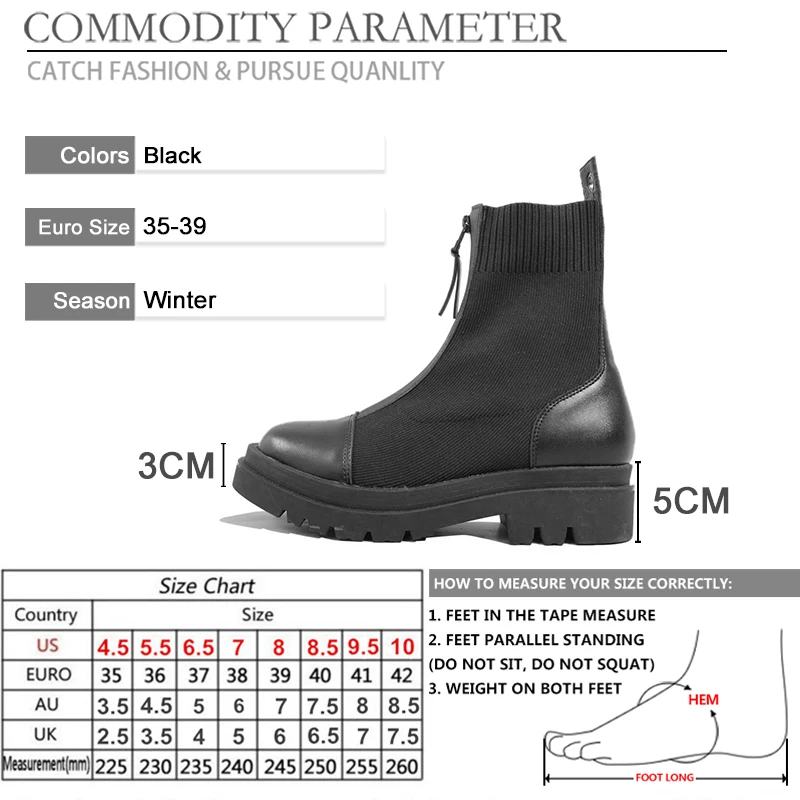 

BYQDY Motorcycle Woman Patent Leather Boots Platform Woman Boots Heels England Style Boots Front Zipper Short Boots Solid Black