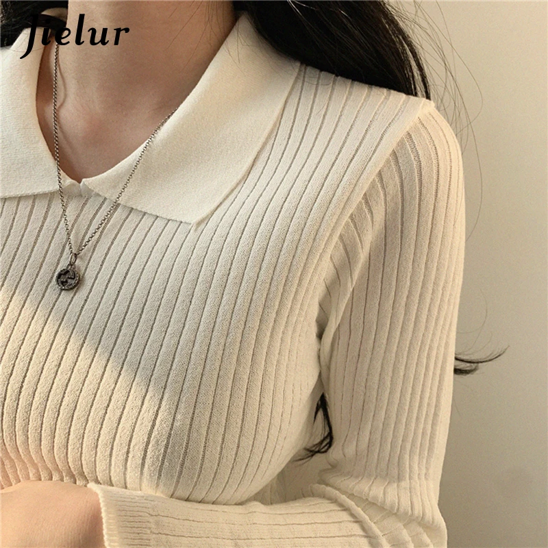 

Autumn Winter Sweater Women Slim Solid Color Basic Primer Pull Femme Chic Pullovers Jumper Soft Black Knitted Sweaters