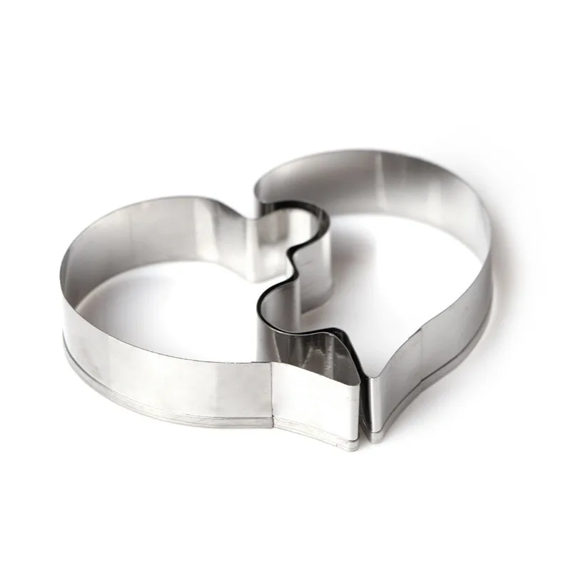 Love Puzzle формочки для печенья 3D из нержавеющей стали Свадебные инструменты