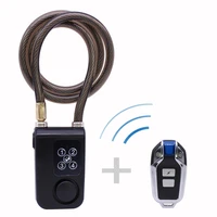 password anti theft smart bike lock wireless remote control portable bicycle cycling security alarm for outdoor bikes
