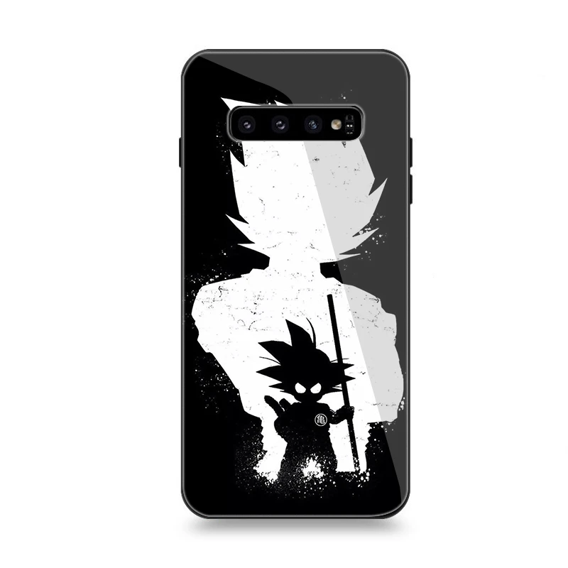 Чехол для телефона Стекло samsung A10 A20 A30 A40 A50 A60 A70 S7 край S8 S9 S10 плюс Dragon Ball Z DBZ Goku |