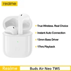 Оригинальные Tws наушники Realme Buds Air Neo, Bluetooth 5,0, беспроводные наушники с сенсорным управлением, спортивные наушники для Realme 7 6 Pro C3