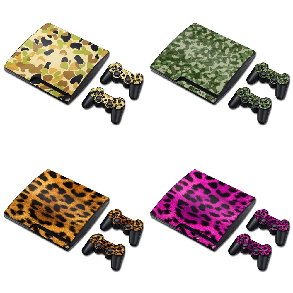 Для PS3 slim skin sticker wrap консоль и 2 контроллера колодки|pad pad|wrap stickerps3 ps3 |