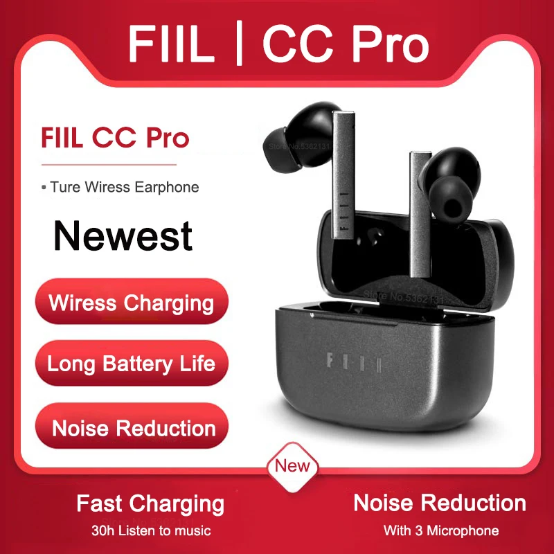 

TWS-наушники FIIL CC Pro, Bluetooth 5,2, с двойным шумоподавлением