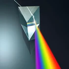 Тройная треугольная эквилатеральная Призма из хрустального стекла 25*25*80 мм, изучение физики светового спектра